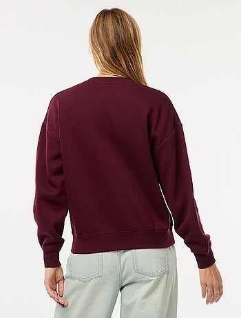 Sweat uni en molleton chaud