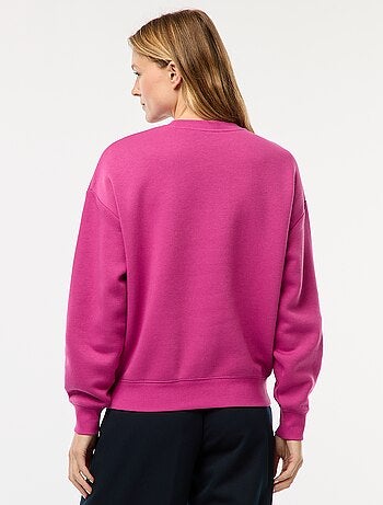 Sweat uni en molleton chaud
