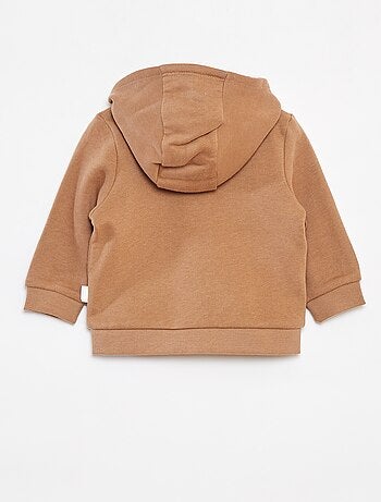 Sweat zippé à capuche