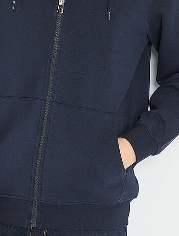 Sweat zippé à capuche