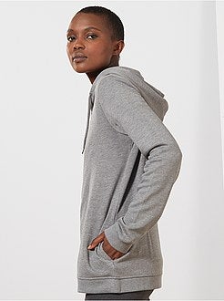 Sweat zippé à capuche en molleton - Kiabi