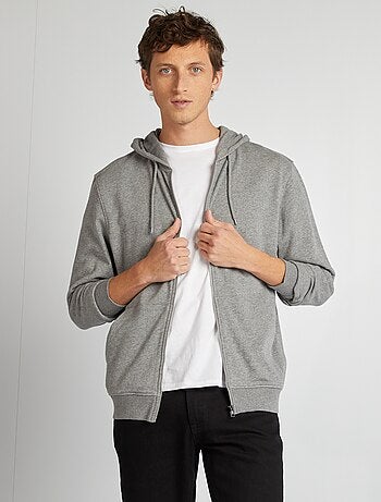 Sweat zippé à capuche