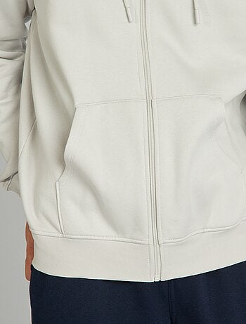 Sweat zippé à capuche