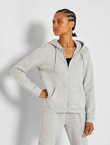 Sweat zippé à capuche