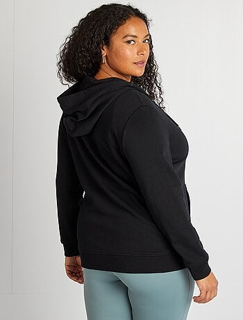 Sweat zippé à capuche