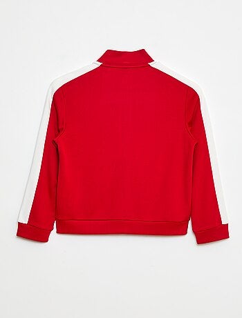 Sweat zippé col montant