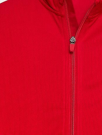 Sweat zippé col montant
