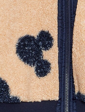 Sweat zippé effet moutonné 'Mickey' 'Disney'