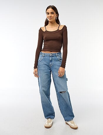 T-shirt - Débardeur effet 2 en 1