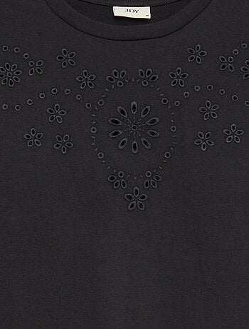 T-shirt à broderie anglaise 'JDY'