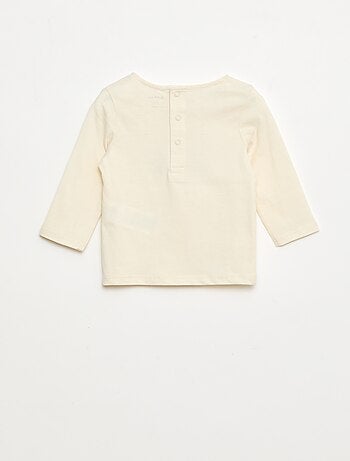 T-shirt à broderie fleurs