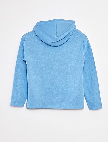 T-shirt à capuche à manches longues