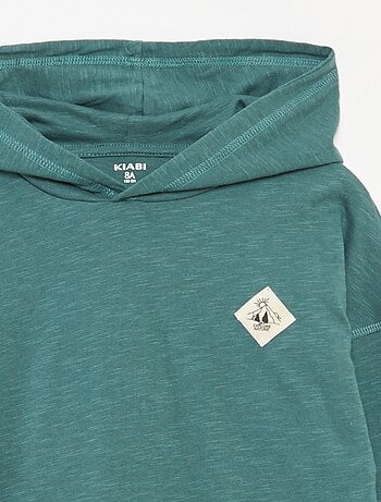 T-shirt à capuche à manches longues