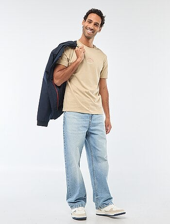 T-shirt à col rond et manches courtes imprimé