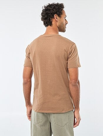 T-shirt à col rond et manches courtes imprimé