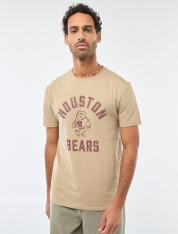 T-shirt à col rond et manches courtes imprimé