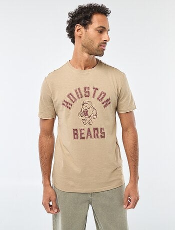 T-shirt à col rond et manches courtes imprimé