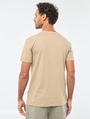 T-shirt à col rond et manches courtes imprimé