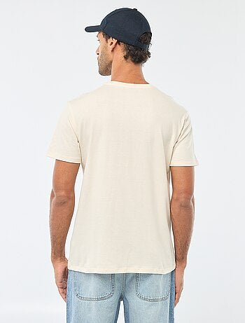 T-shirt à col rond et manches courtes imprimé