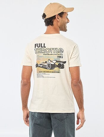 T-shirt à col rond et manches courtes imprimé