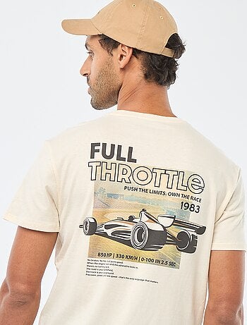 T-shirt à col rond et manches courtes imprimé