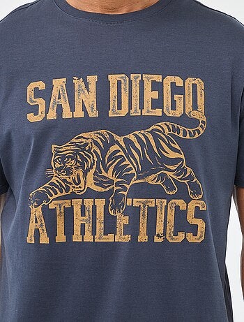 T-shirt à col rond et manches courtes imprimé