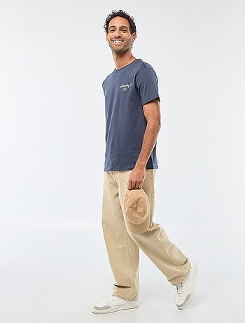 T-shirt à col rond et manches courtes imprimé