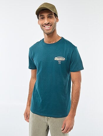 T-shirt à col rond et manches courtes imprimé