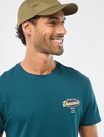 T-shirt à col rond et manches courtes imprimé