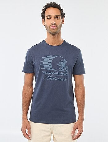 T-shirt à col rond et manches courtes imprimé