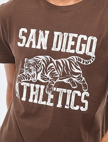 T-shirt à col rond et manches courtes imprimé