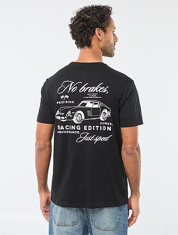 T-shirt à col rond et manches courtes imprimé