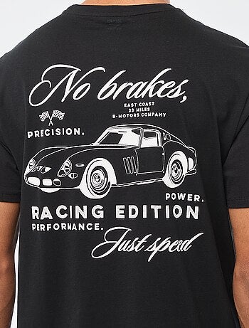 T-shirt à col rond et manches courtes imprimé