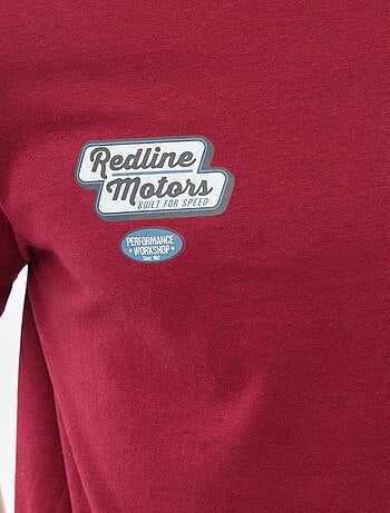 T-shirt à col rond et manches courtes imprimé