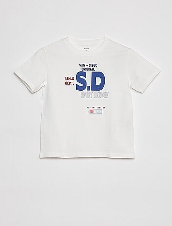 T-shirt à col rond imprimé