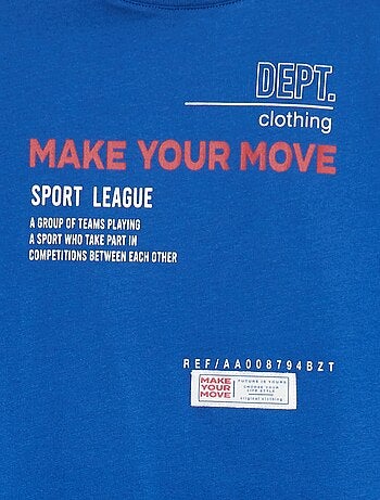 T-shirt à col rond imprimé