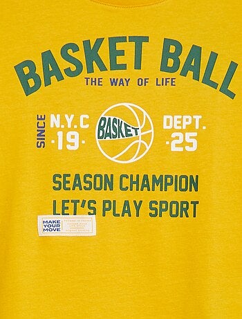 T-shirt à col rond imprimé