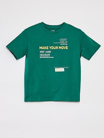 T-shirt à col rond imprimé