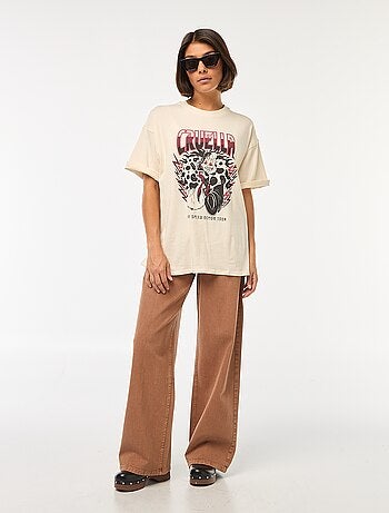 T-shirt à col rond 'Villains' 'Disney'