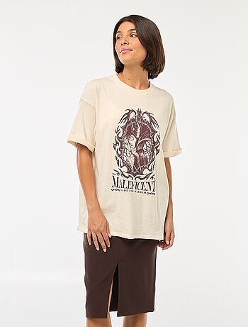 T-shirt à col rond 'Villains' 'Disney'