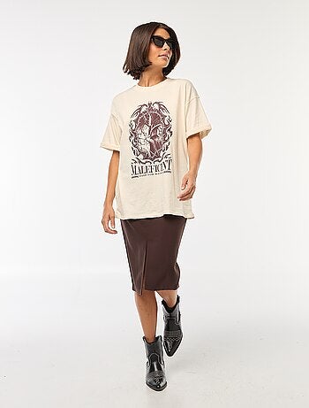 T-shirt à col rond 'Villains' 'Disney'