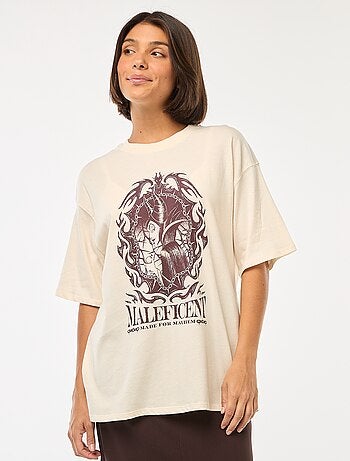 T-shirt à col rond 'Villains' 'Disney'