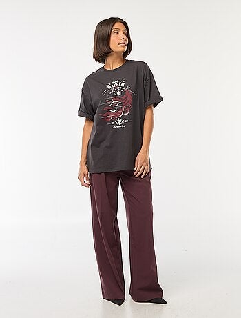 T-shirt à col rond 'Villains' 'Disney'