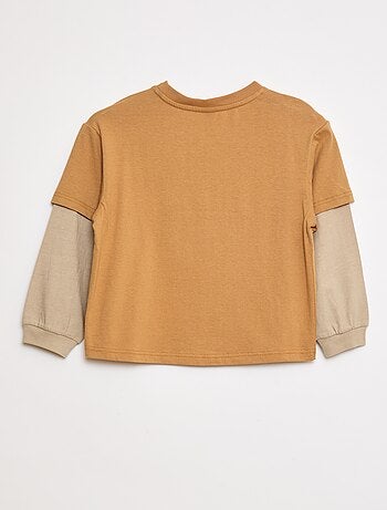 T-shirt à double manche