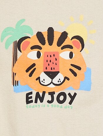 T-shirt à manches courtes avec animation