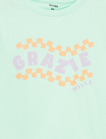 T-shirt à manches courtes avec animation