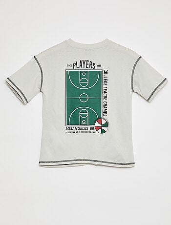 T-shirt à manches courtes avec animation