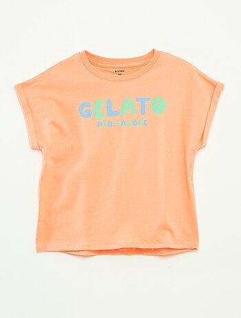 T-shirt à manches courtes avec animation