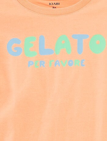 T-shirt à manches courtes avec animation