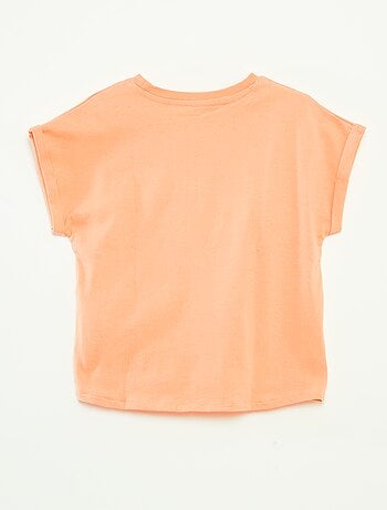 T-shirt à manches courtes avec animation